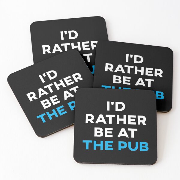 Item preview, I'd Rather Be At The Pub designed and sold by teesaurus.