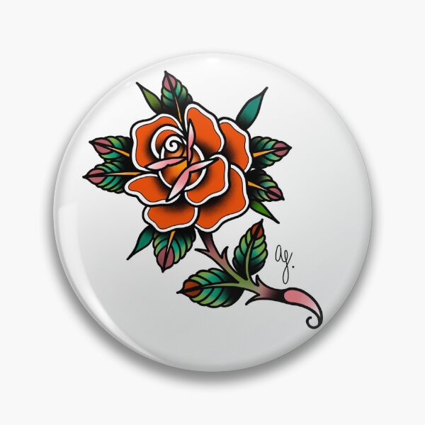Item preview, Traditional rose designed and sold by atattoo41.