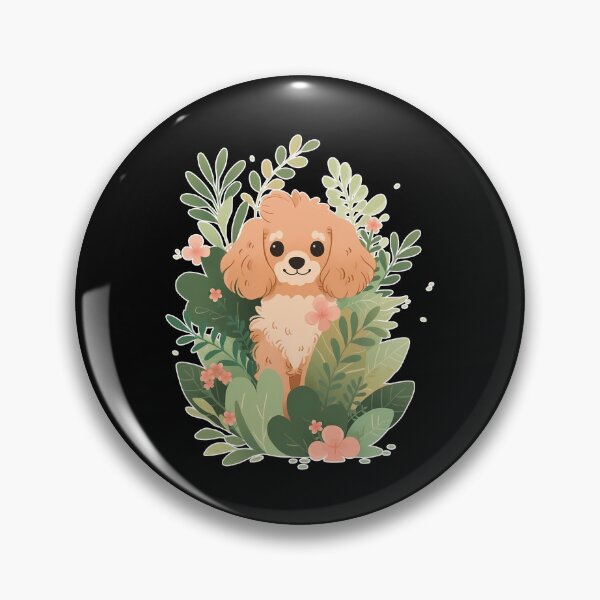 Item preview, Cavapoo Dog Ferns designed and sold by Clara Hollins.