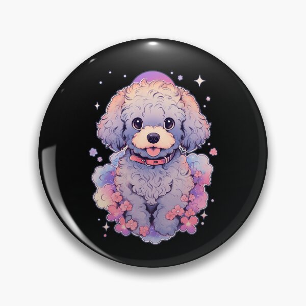 Item preview, Cavapoo Pastel Goth Dog designed and sold by Clara Hollins.