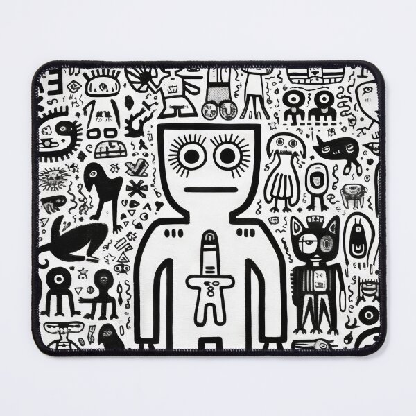 Item preview, Visions of Contrasts: Pop-Art Abstraction in Black and White designed and sold by Piotrek0001.