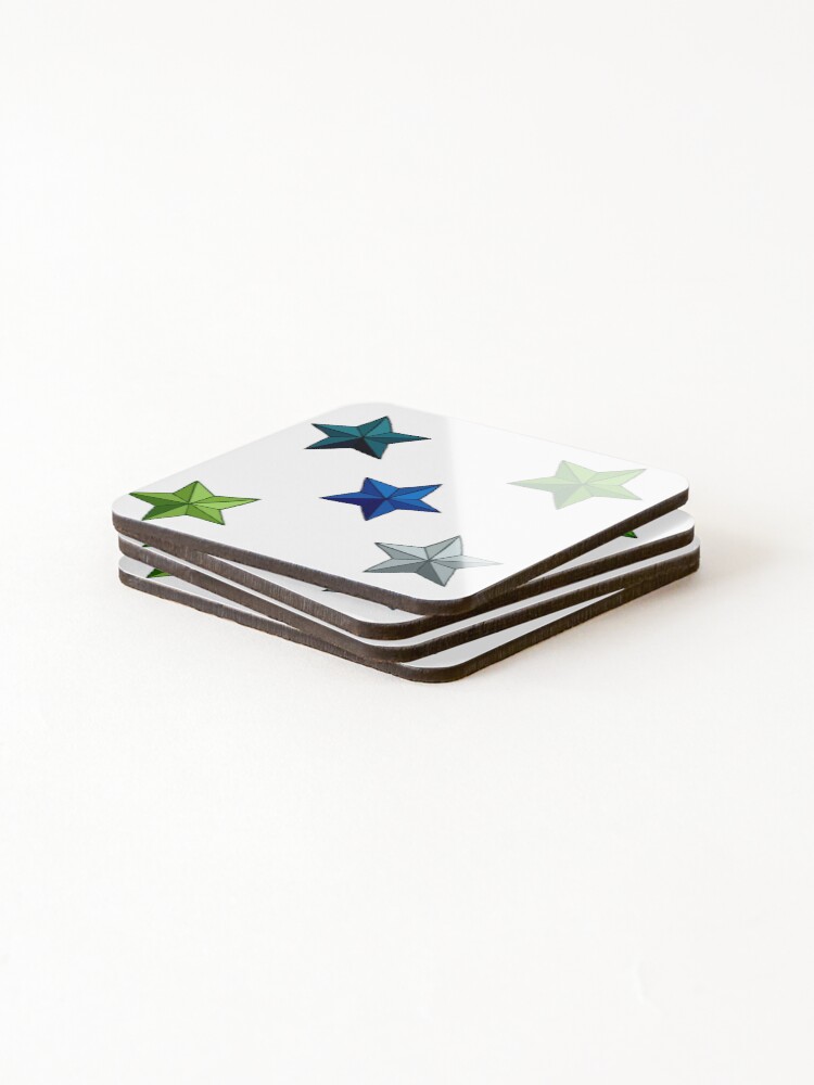 Thumbnail 4 of 5, Coasters (Set of 4), Stars designed and sold by RuriIbara.