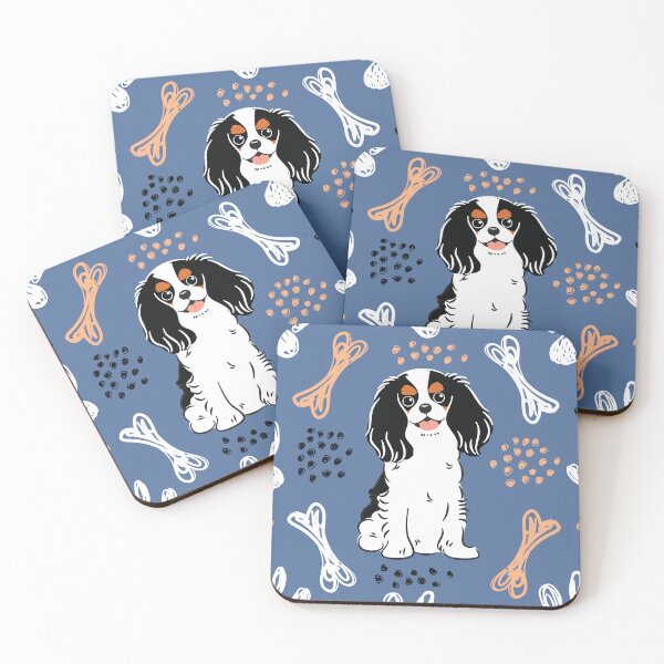 Item preview, Tri Color Cavalier King Charles Spaniel designed and sold by Lulupainting.