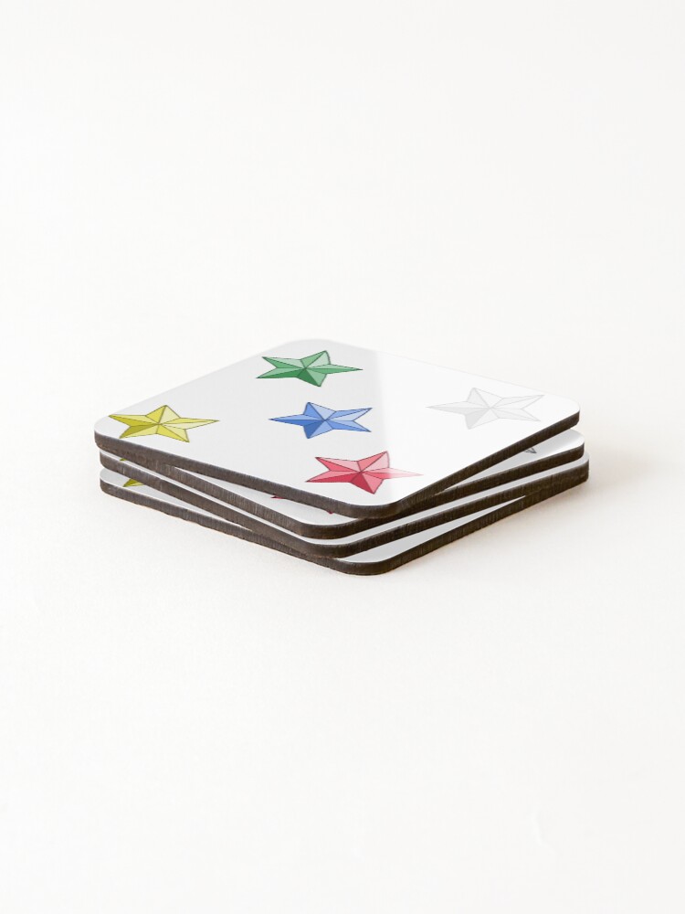 Thumbnail 4 of 5, Coasters (Set of 4), Stars designed and sold by RuriIbara.