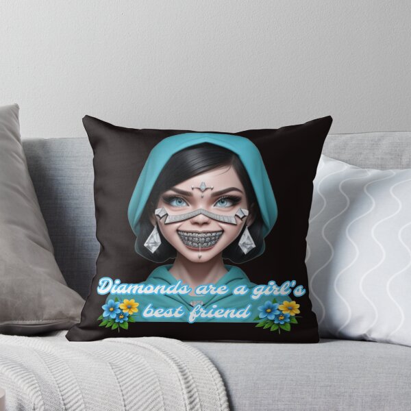 Item preview, Diamonds are a girl's best friend- quote designed and sold by Roxburylane.