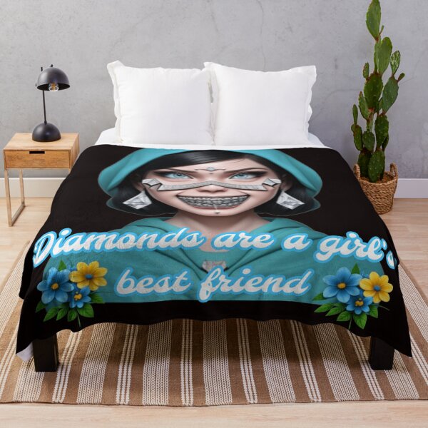 Item preview, Diamonds are a girl's best friend- quote designed and sold by Roxburylane.