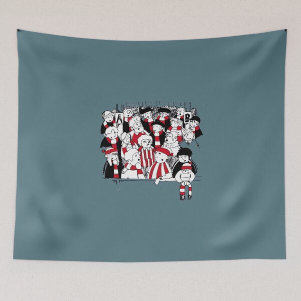Item preview, AFICIONADOS AFICIONADOS EQUIPOS ROJO Y BLANCO designed and sold by SyonaCalthorpe.