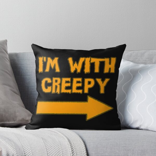 Item preview, I'm With Creepy Funny Halloween designed and sold by flippinsg.