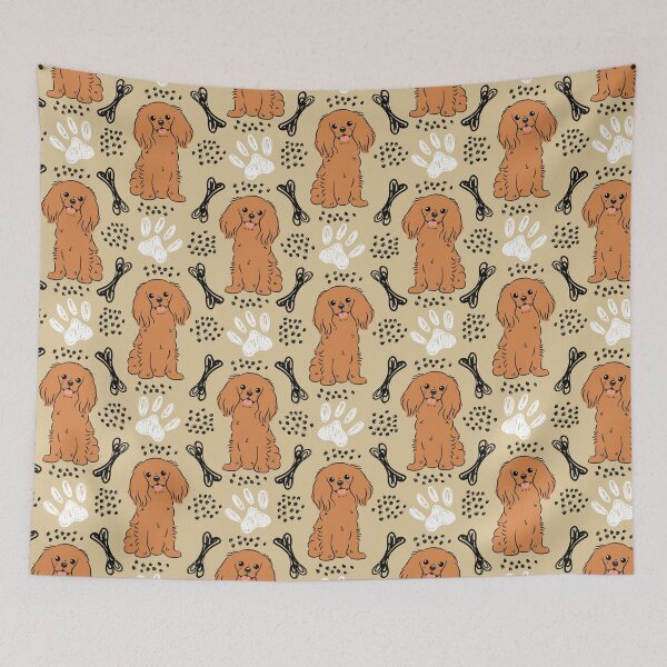 Artikelvorschau, Ruby Cavalier King Charles Spaniel entworfen und verkauft von Lulupainting.