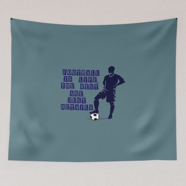 Item preview, El futbol es vida lo demas son solo detalles designed and sold by SyonaCalthorpe.