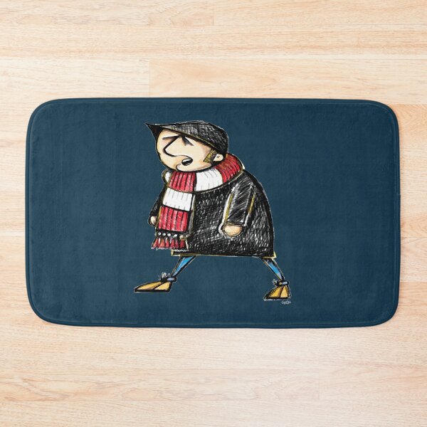 Item preview, GWA VINTAGE RETRO FOOTBALL FAN RED WHITE designed and sold by SyonaCalthorpe.