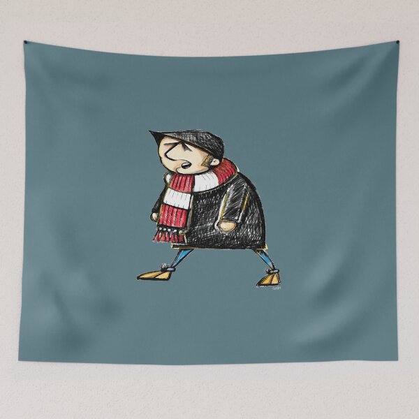 Item preview, ABANICO DE FUTBOL RETRO VINTAGE GWA ROJO BLANCO designed and sold by SyonaCalthorpe.