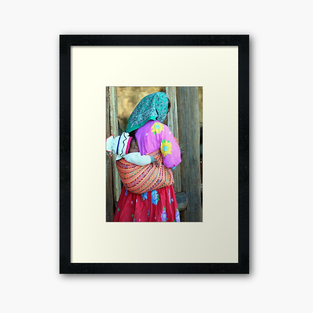 Tarahumara Indian Mother And Infant Metal Print By Laurelsphotos Redbubble