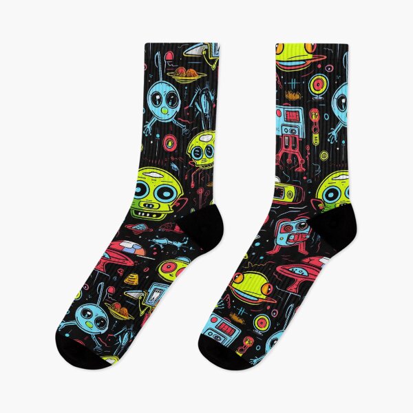 Item preview, Alien Graffiti Tech – Seamless designed and sold by GalacticLabs.