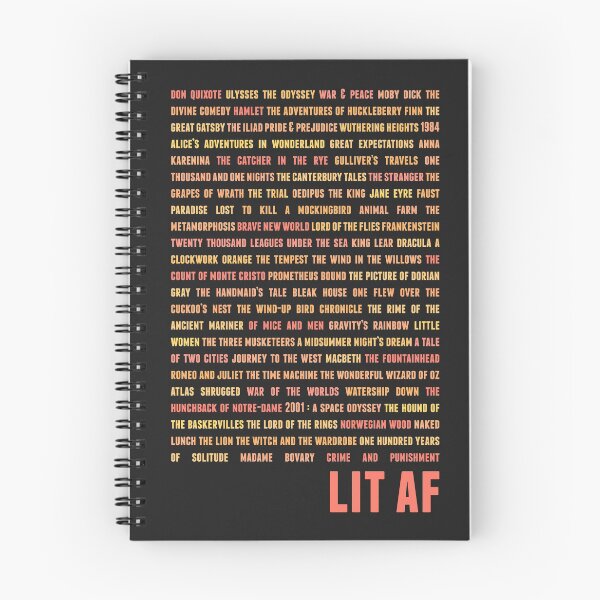 Item preview, Literature AF Orange 2 (black) designed and sold by animinimal.