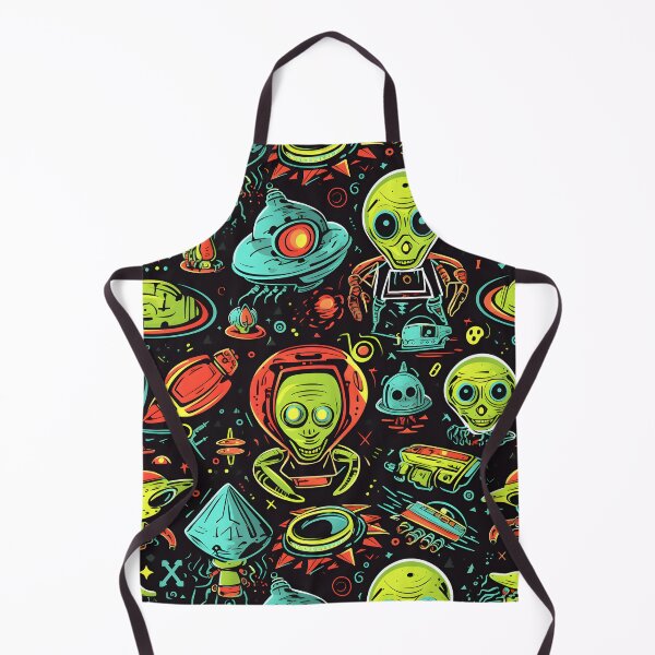 Artikelvorschau, Neon-Alien-Tech-Kunst – Nahtlos entworfen und verkauft von GalacticLabs.
