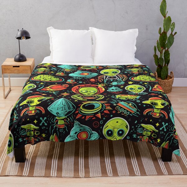 Item preview, Neon Alien Tech Art – Seamless designed and sold by GalacticLabs.