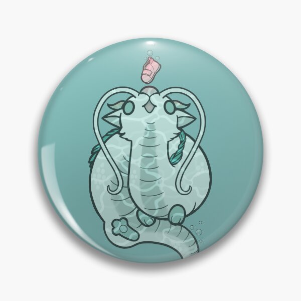 Item preview, River Dragon And The Little Pink Shoe designed and sold by JayBirdsBrain.
