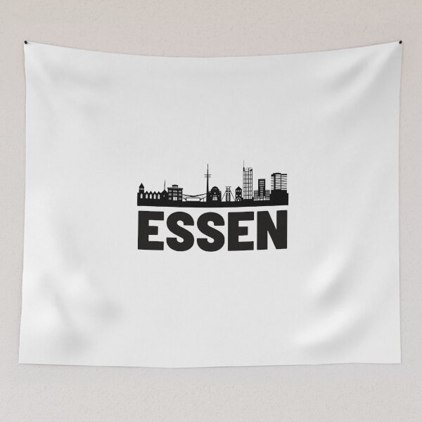 Artikelvorschau, Illustration der Essener Stadtsilhouette entworfen und verkauft von DeluxBee.