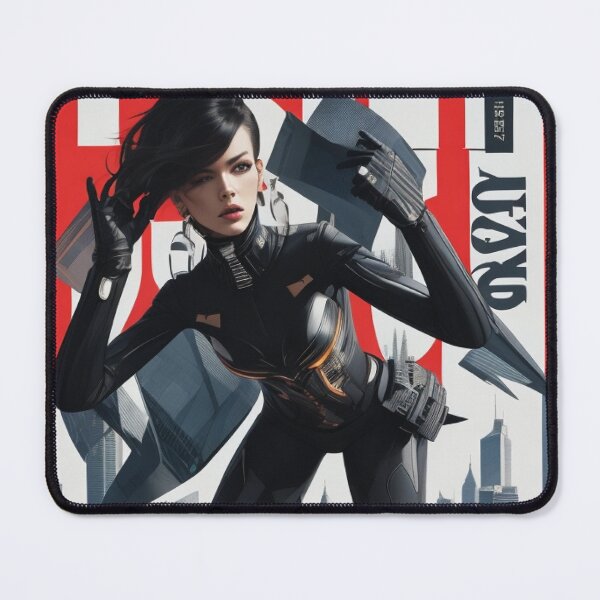 Item preview, mega girl magazine cover designed and sold by JetShoppers.