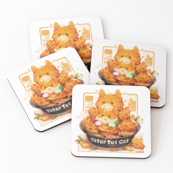 Item preview, Tater Tot Cat in waffle cup. designed and sold by AnuStudios.