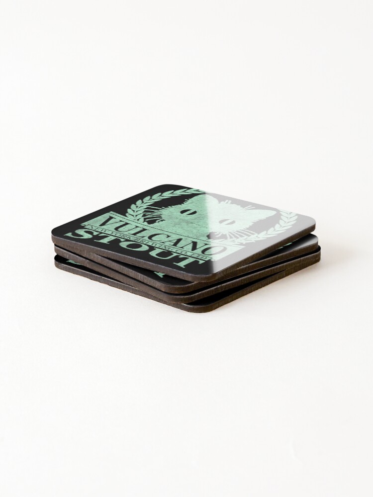 Thumbnail 4 of 5, Coasters (Set of 4), Beer Label Vulcano designed and sold by ReeceBoyle.