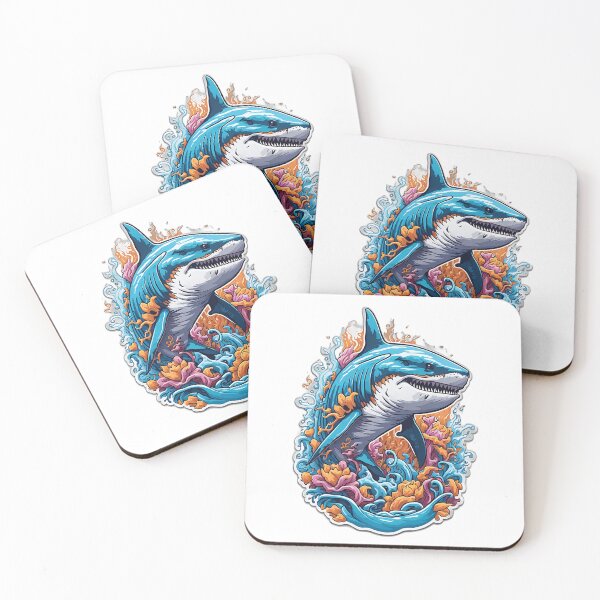 Item preview, Inked Aquatic Predators: Traditional Shark Tattoos designed and sold by FashionRex.