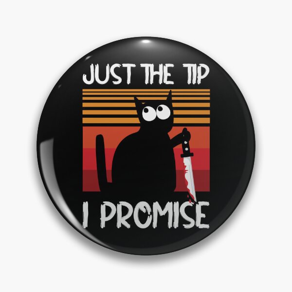Item preview, Just The Tip I Promise | Halloween Funny Black Cat designed and sold by Qudkin.