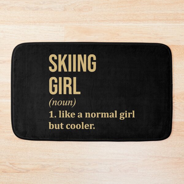 Item preview, Skiing Girl Definition in Gold designed and sold by XCIV.