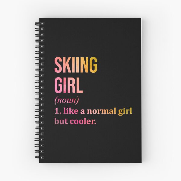 Item preview, Skiing Girl Definition in Watercolor designed and sold by XCIV.