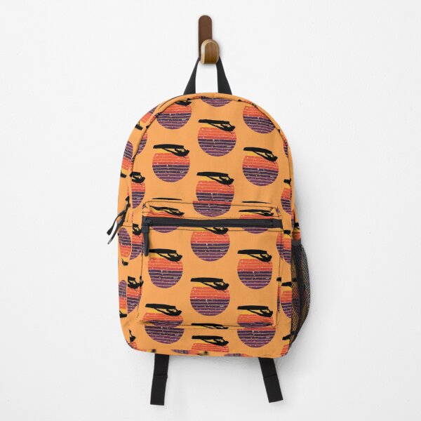 Item preview, Kitesurfer Freestyle Action Black Silhouette Retro Sunset designed and sold by taiche.