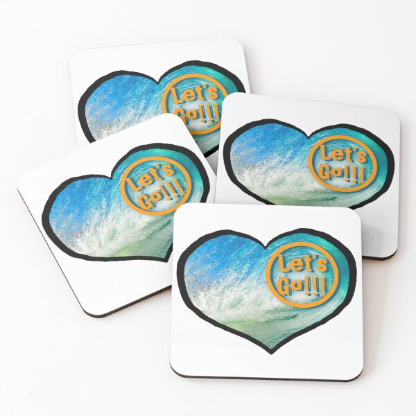 Item preview, Heart wave let’s go designed and sold by ookaiyah.