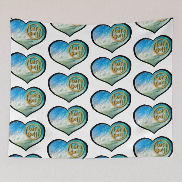 Item preview, Heart wave let’s go designed and sold by ookaiyah.