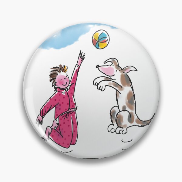 Item preview, Cute Child Playing with a Dog designed and sold by Suibets.
