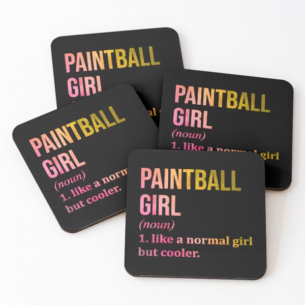 Item preview, Paintball Girl Definition in Watercolor designed and sold by XCIV.