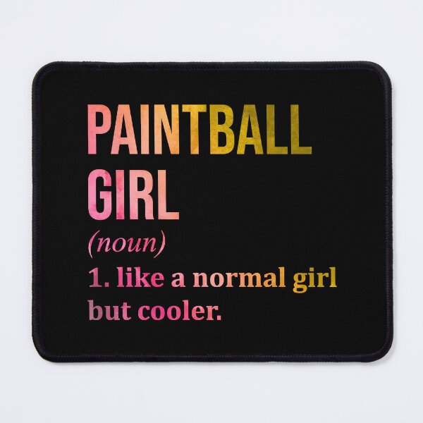 Item preview, Paintball Girl Definition in Watercolor designed and sold by XCIV.