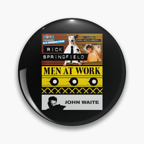 Item preview, men at work of Rick 40 Years of Working Class Dog Springfield U.S. US designed and sold by BitsLaraLuxury.