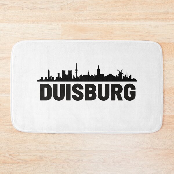 Item preview, Duisburg city silhouette illustation  designed and sold by DeluxBee.