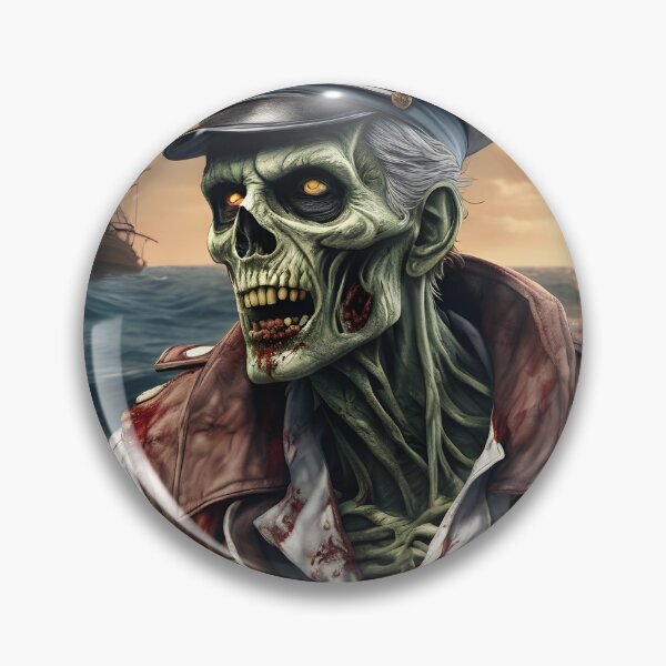 Item preview, scary zombie, captain designed and sold by Mauswohn.