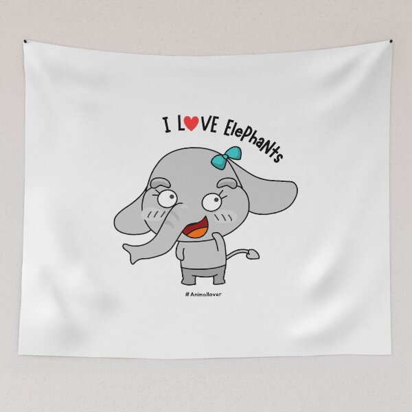 Item preview, I love Elephants designed and sold by EzezFolio.