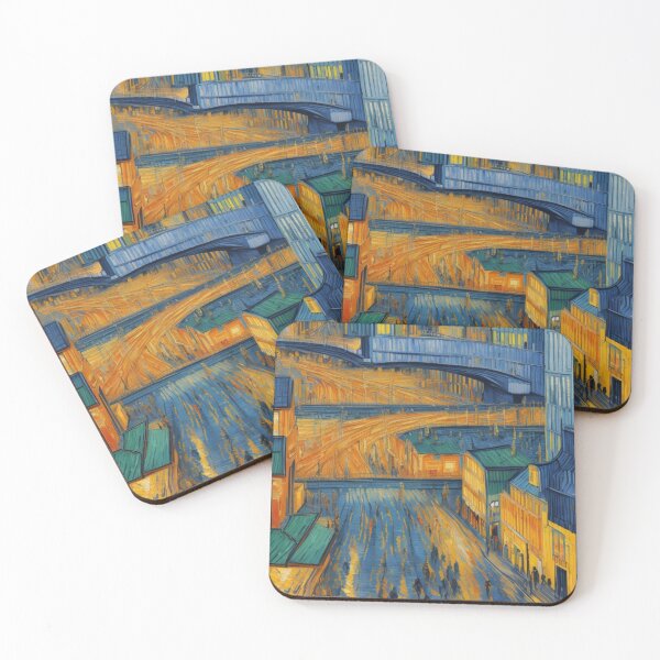 Item preview, China cityscape bridge Vincent Van Gogh pack designed and sold by Starry night Cherry blossom.