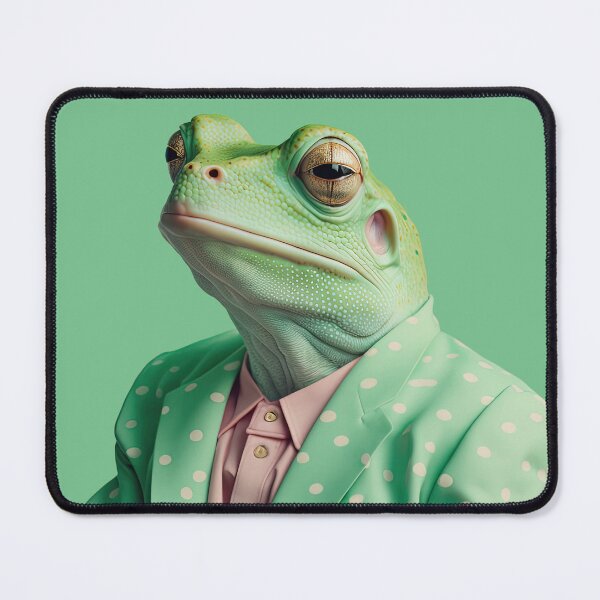 Item preview, Froggy Fashionista - A frog in human form designed and sold by moraydesigns.