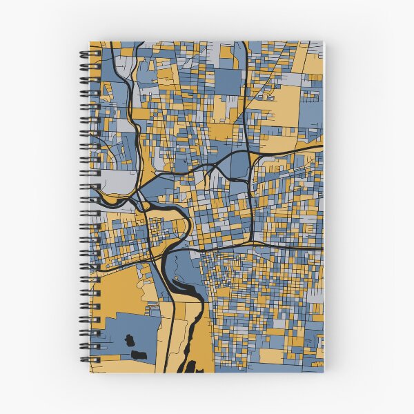 Item preview, Patrón de mapa de Colón en azul y dorado designed and sold by PatternMaps.