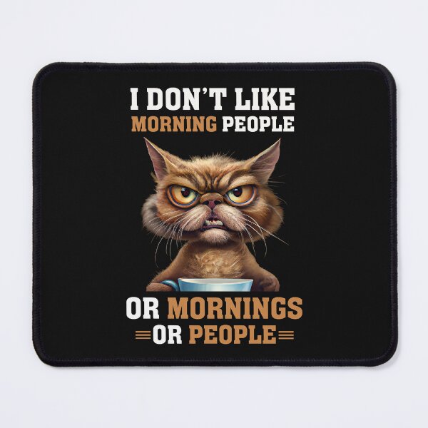 Item preview, Not a Morning or People Person Funny Design designed and sold by FuddalanDesigns.