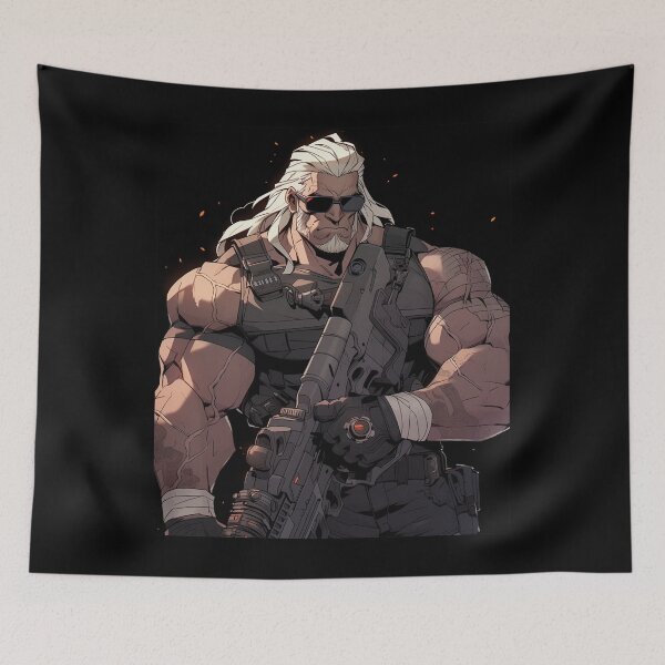 Item preview, Old Man Duke Nukem - The Anime - Still Fighting  designed and sold by Splatter-arts.