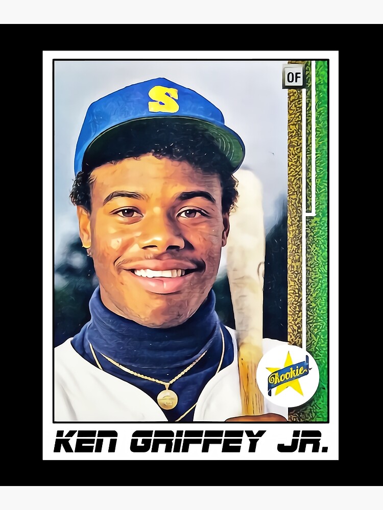 Ken Griffey Jr. Art Print Seattle Mariners Slugger Poster // 