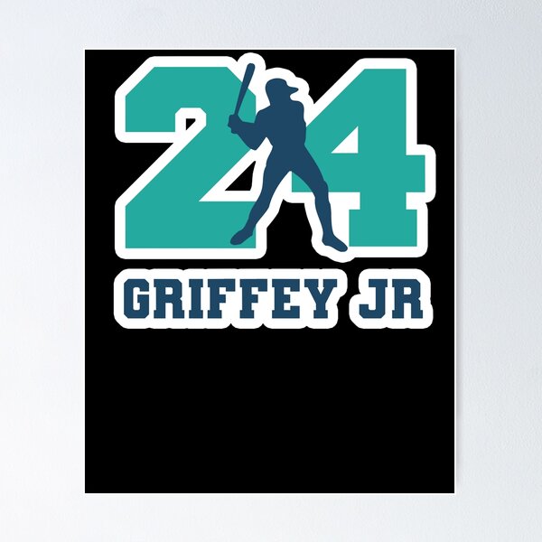 Item preview, 24 Ken Griffey Jr, The Kid, Seattle Redro Baseball, Ken Griffey Junior, designed and sold by miles-conner.