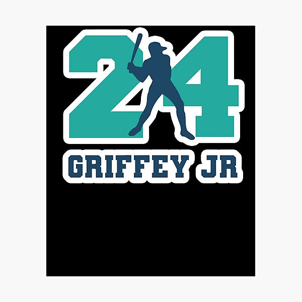 Item preview, 24 Ken Griffey Jr, The Kid, Seattle Redro Baseball, Ken Griffey Junior, designed and sold by miles-conner.