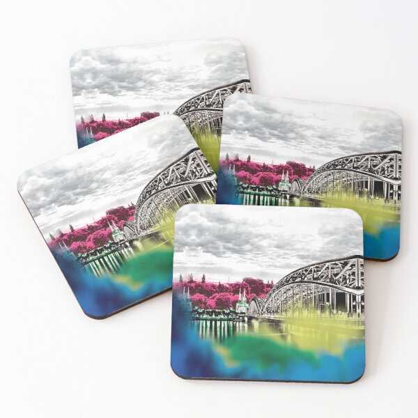 Item preview, landscape, colorful, rainbow, bridge designed and sold by mintdiamond21.