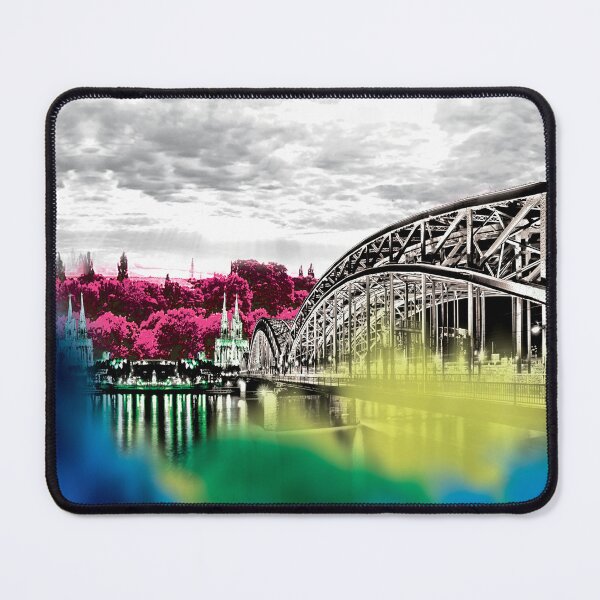 Item preview, landscape, colorful, rainbow, bridge designed and sold by mintdiamond21.